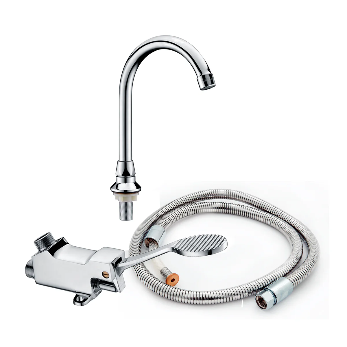 VÁLVULA DE PEDAL SENCILLA A PISO (SET)