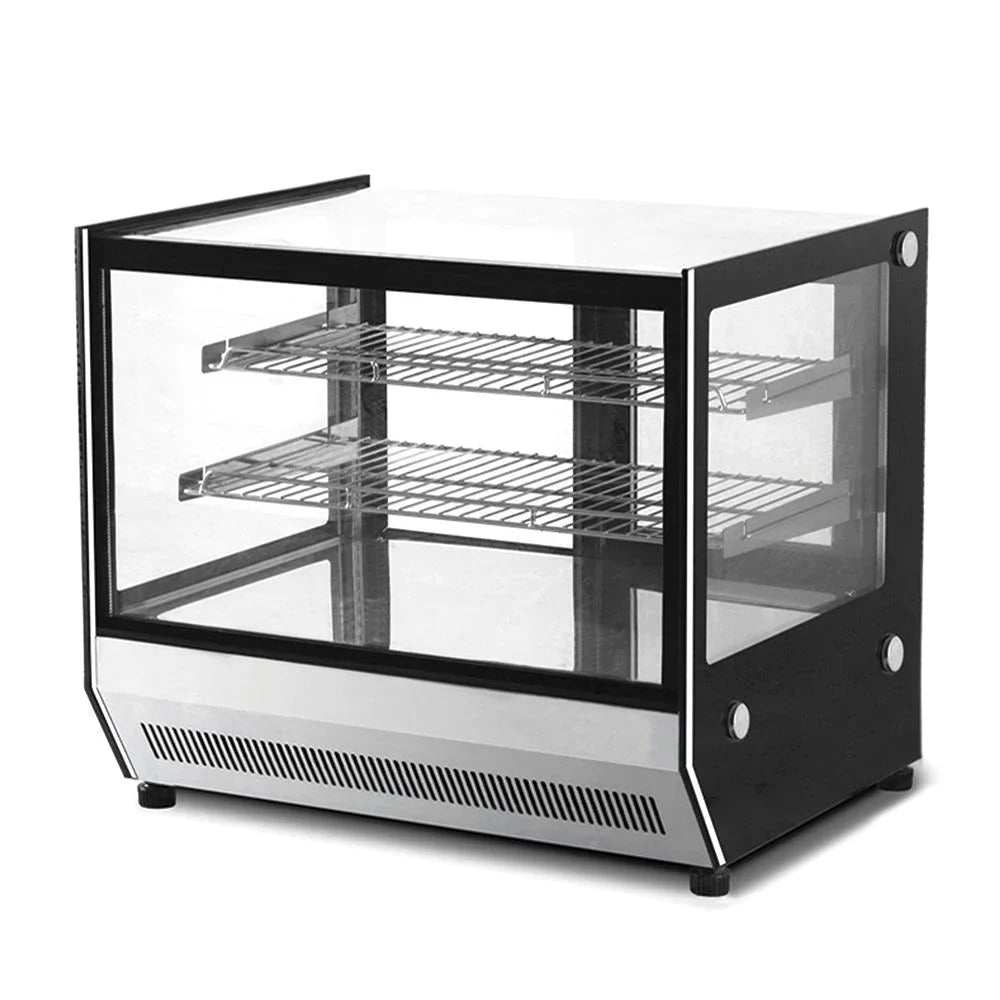 VITRINA REFRIGERADA SOBRE MOSTRADOR CRISTAL RECTO DE 120 CM DE FRENTE