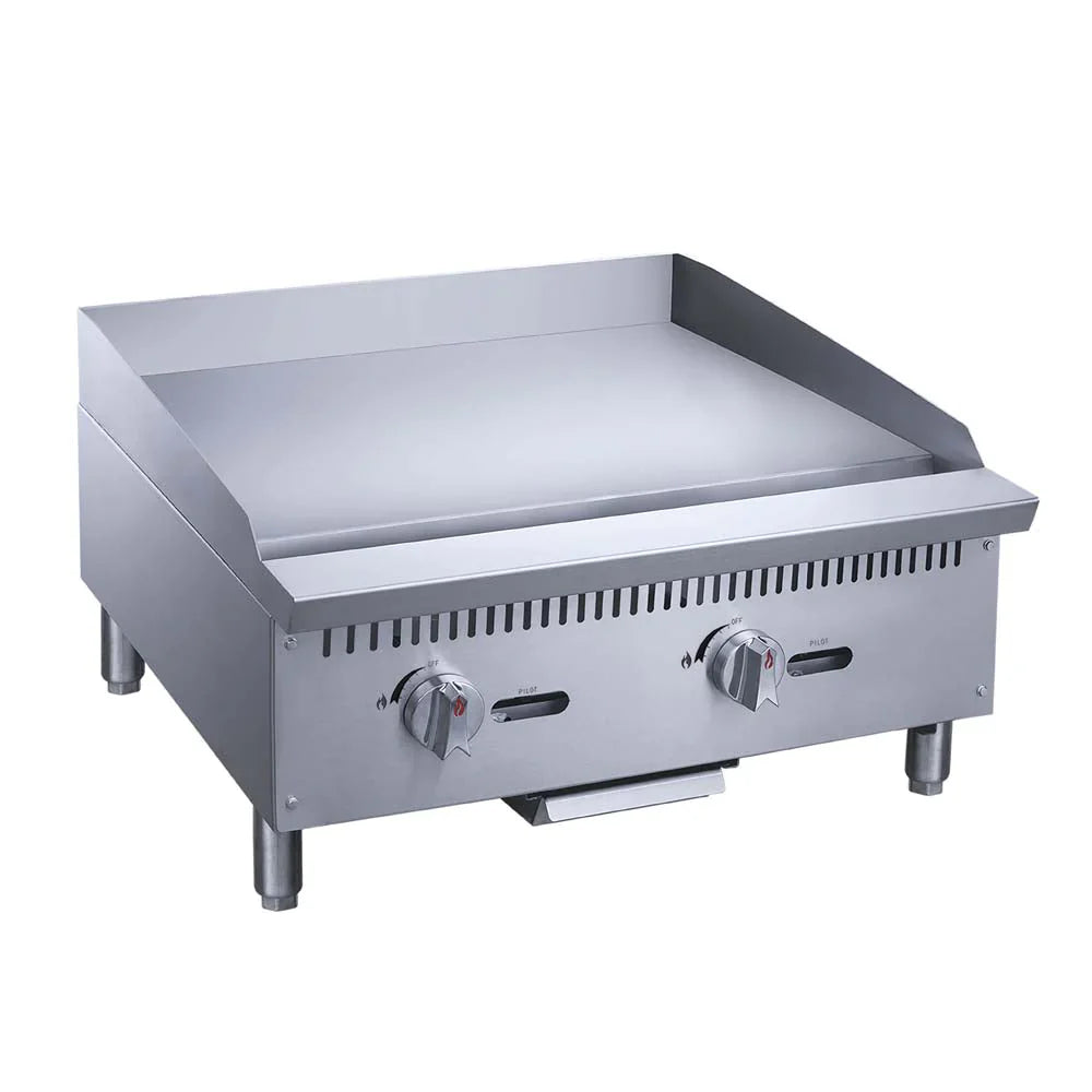 PLANCHA COMERCIAL A GAS DE 2 QUEMADORES