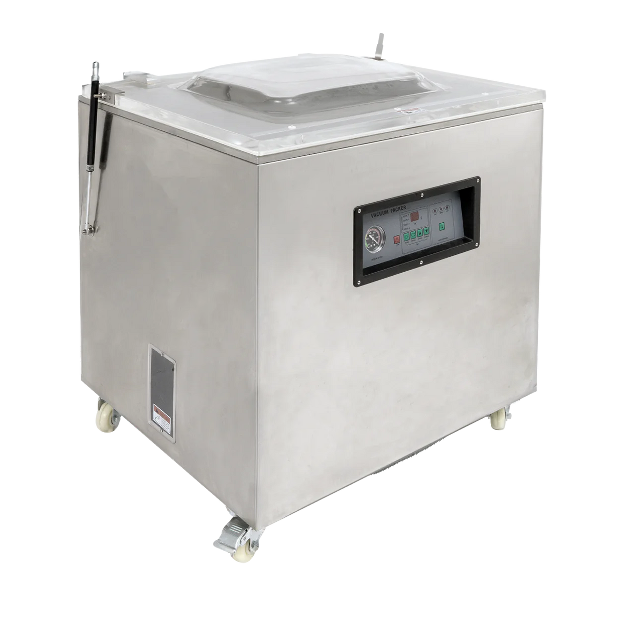 EMPACADORA AL VACÍO DE PISO CON BARRA SELLADORA DE 80 CM