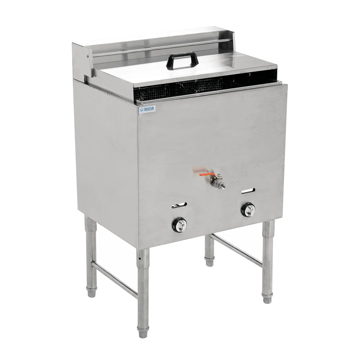 FREIDORA A GAS UN TANQUE DOS CANASTILLA 28 L