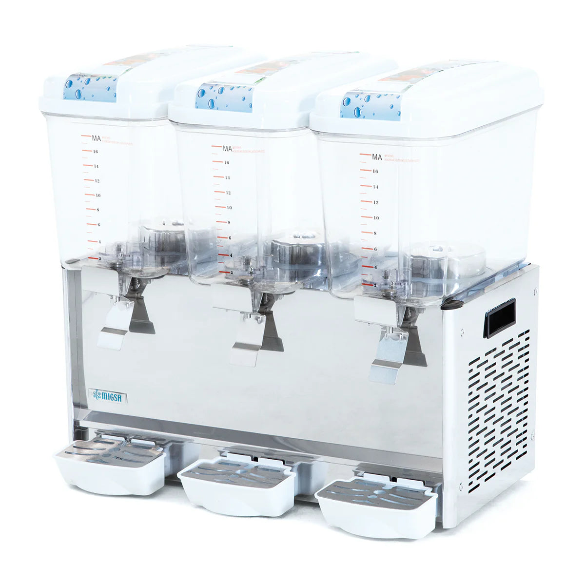 ENFRIADOR DE AGUAS DE TRES TANQUES TIPO FUENTE (SPRAY) 18 L