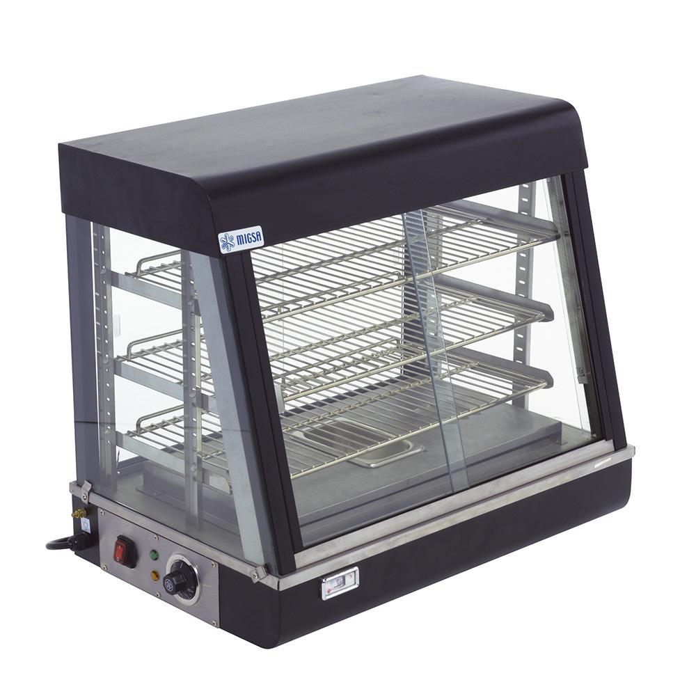 VITRINA CALIENTE SOBRE MOSTRADOR DE 60 CM DE FRENTE