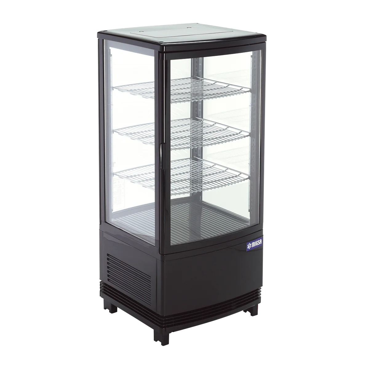 REFRIGERADOR DE EXHIBICIÓN PANORÁMICA 2 PUERTAS CURVAS