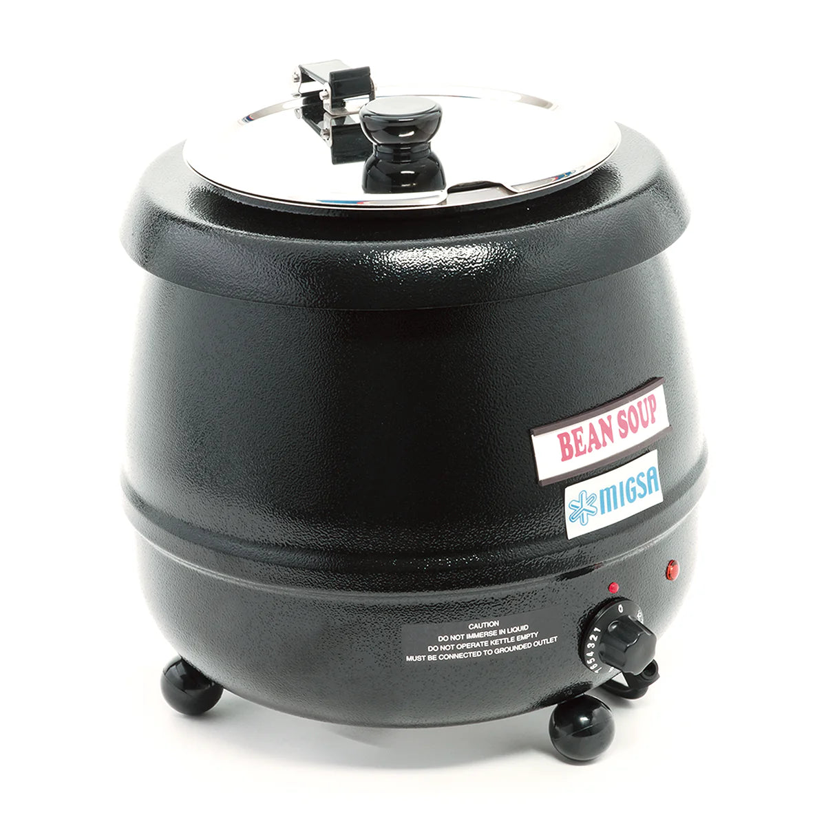 CALENTADOR ELÉCTRICO DE SOPAS NEGRA