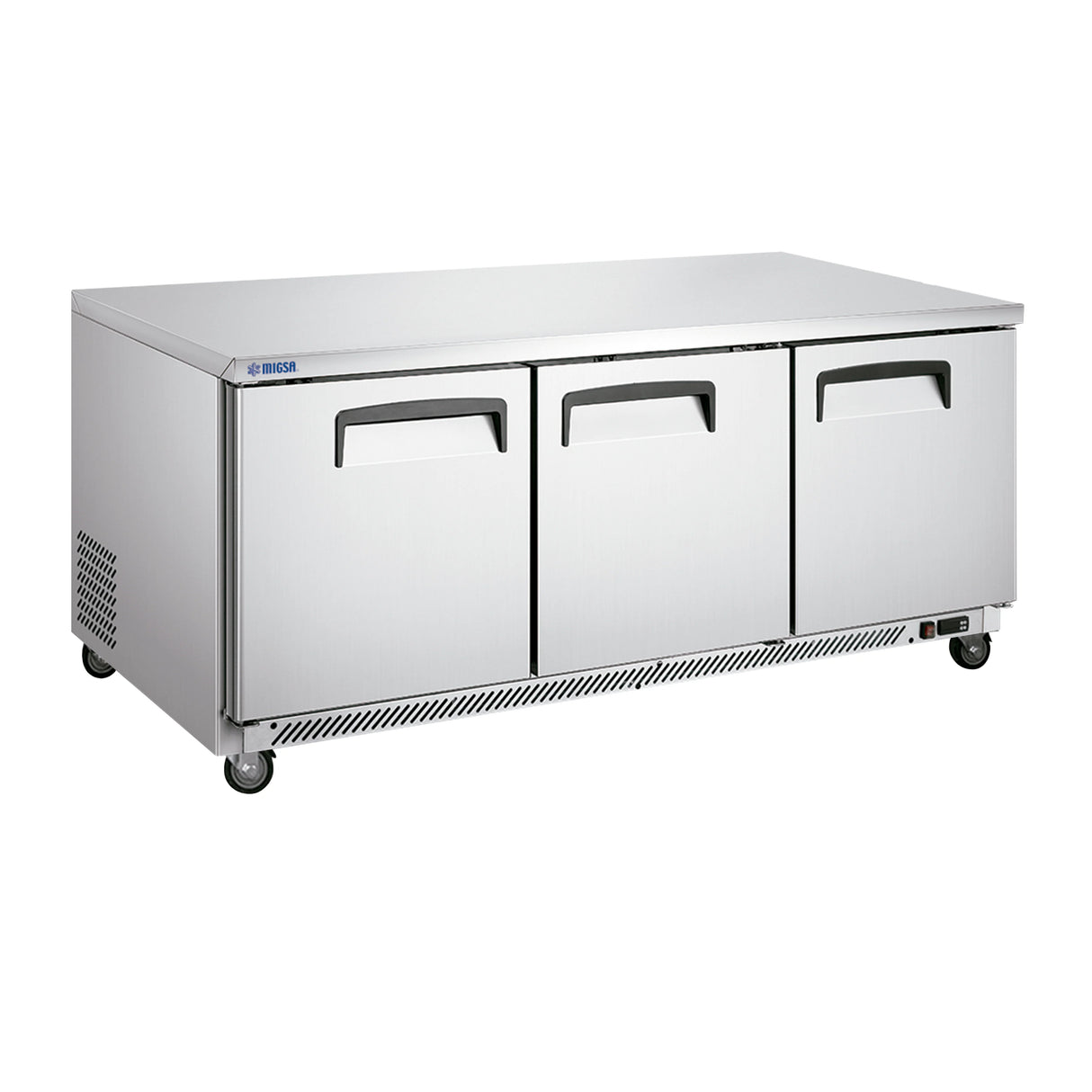 MESA FRÍA CONGELADA DE 3 PUERTAS DE 530 L
