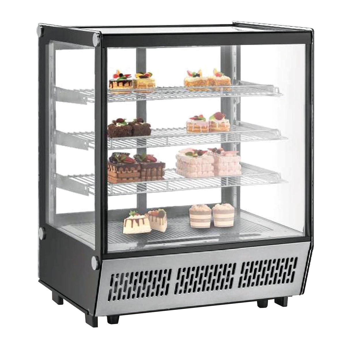 VITRINA REFRIGERADA CRISTAL RECTO - 4 NIVELES